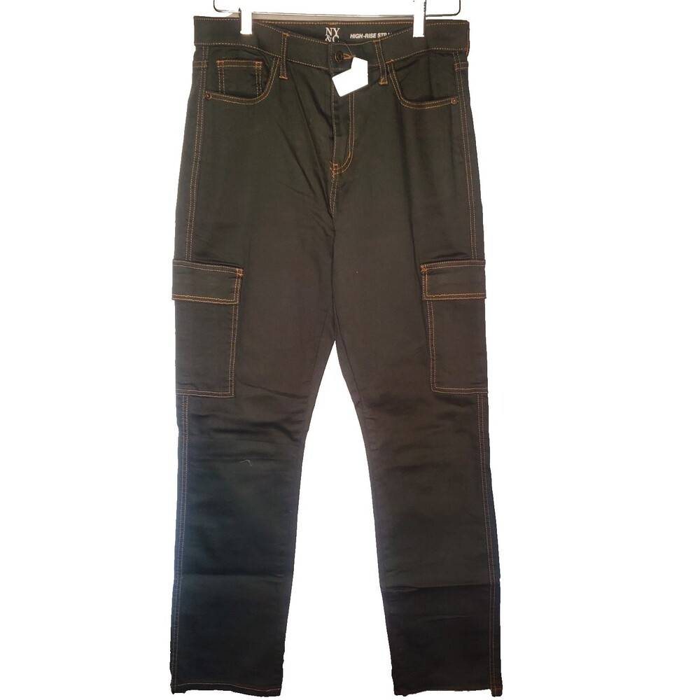 New York & Company Green Cargo Jeans Size 12 Read Des NWT